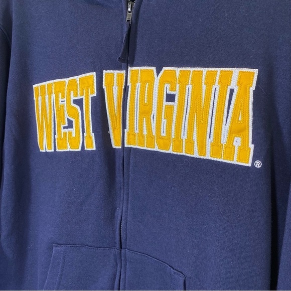Stadium Athletic West Virginia Mountaineers Men's size Medium Full-Zip Hoodie - Picture 7 of 8